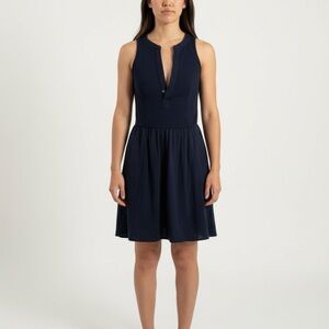 Navy Sleeveless Dress